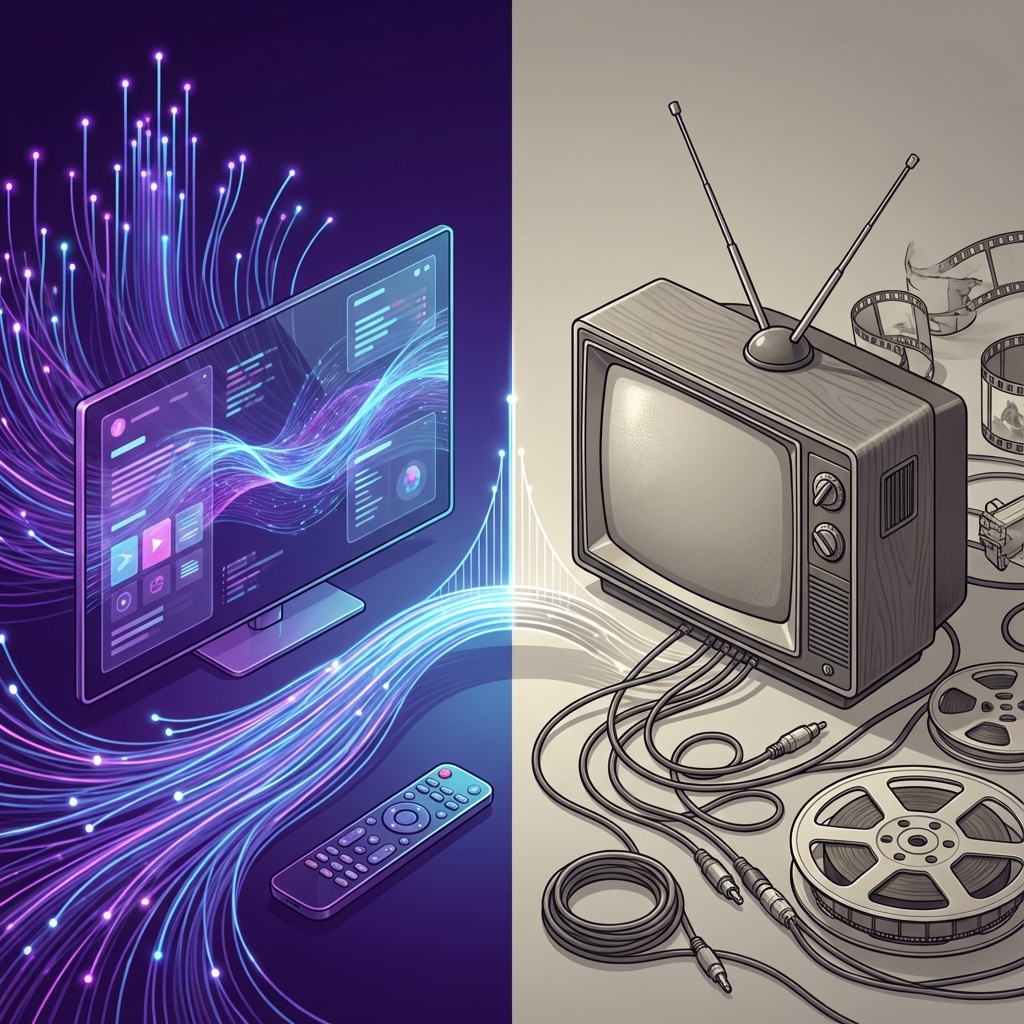 Comparaison IPTV vs Télévision Traditionnelle